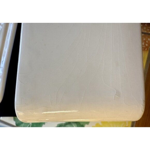 Villeroy & Boch Fish Cooker Canister Rectangle Lidded Container Green Fish - Picture 9 of 16